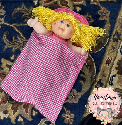 Baby Doll Sleeping Bag Printed Template