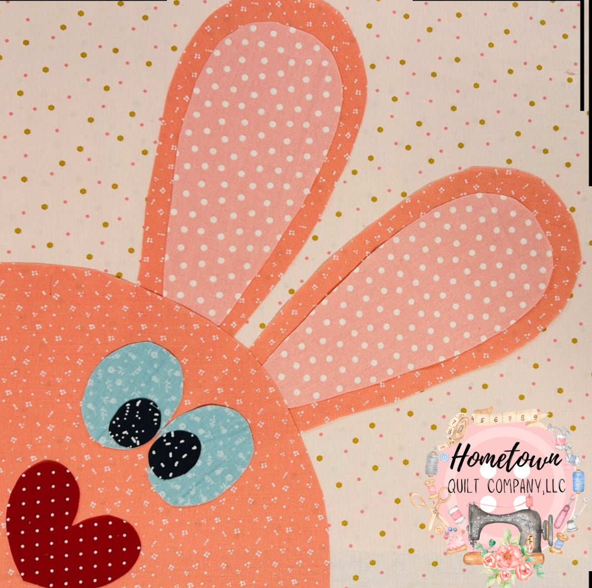 Corner Bunny Appliqué