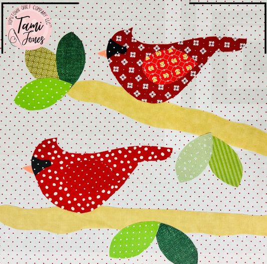 Cardinal Six Appliqué