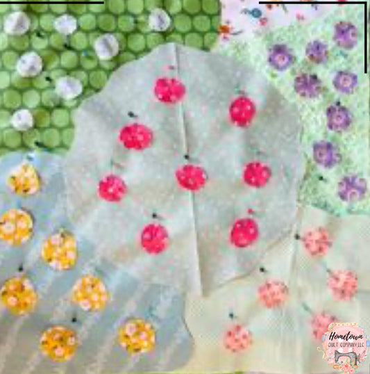 Bushes with Gumdrops Applique
