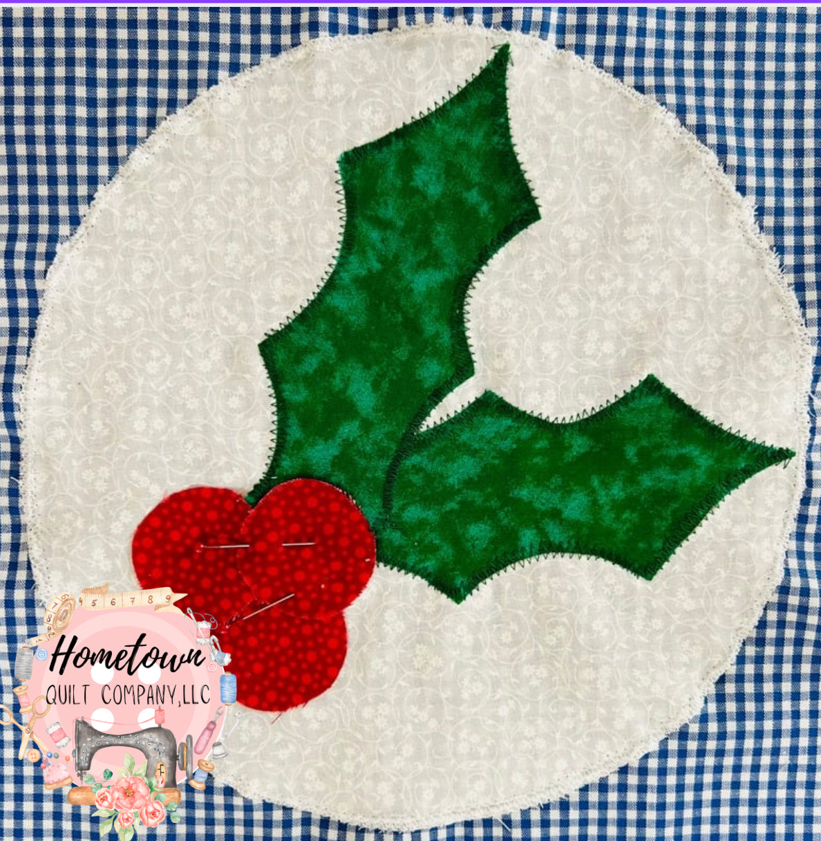 Holly 12x12 Appliqué Pattern