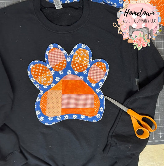 Pawprint Appliqué Pattern