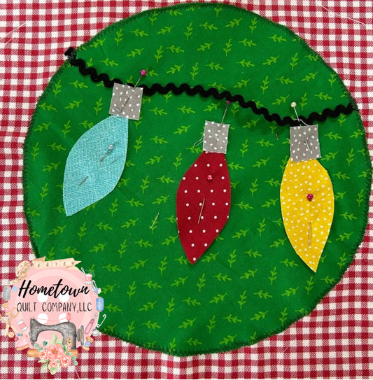 Christmas Lights 12x12 Appliqué