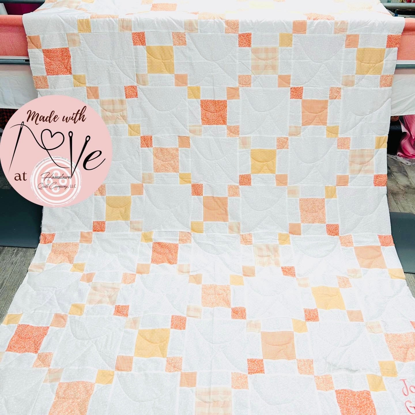 Garden Hopscotch Quilt Printed Pattern