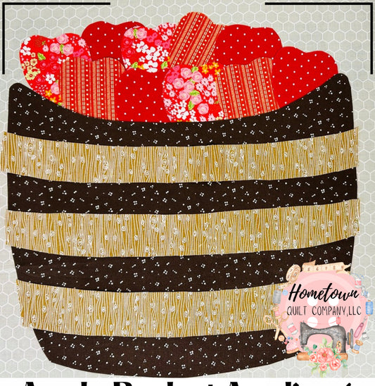 Apple Basket Appliqué