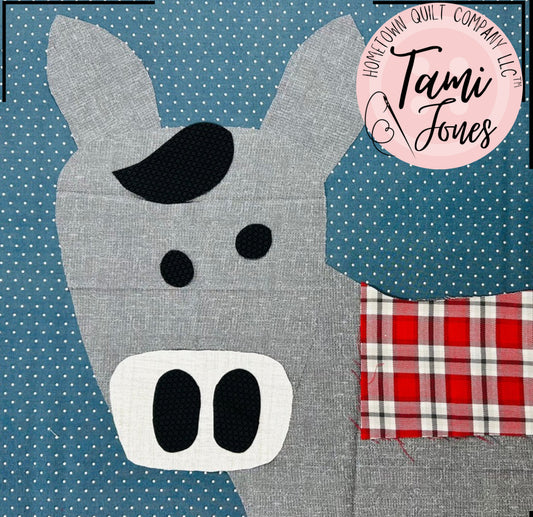 Donkey Applique