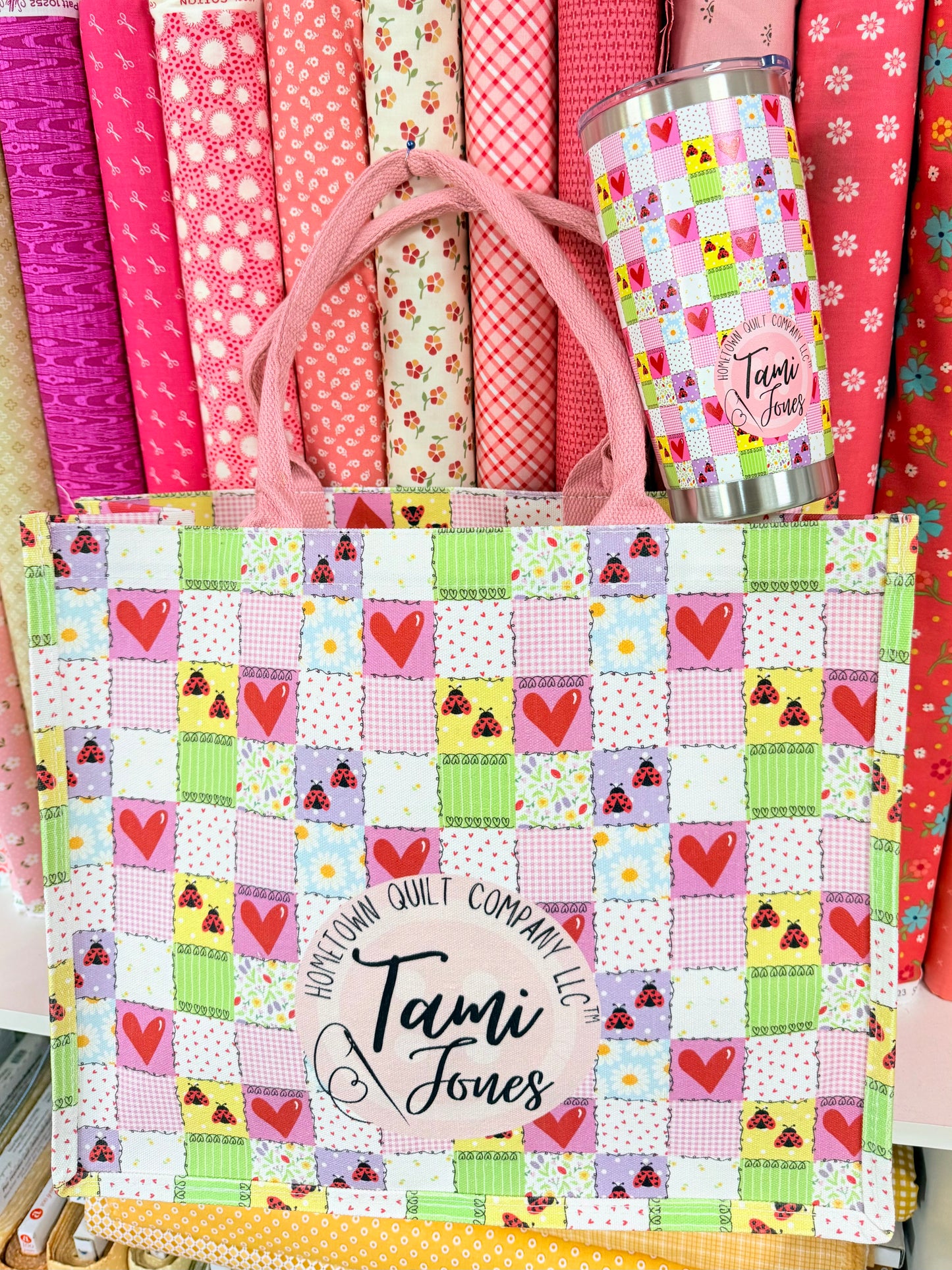 Little Ladies Canvas Bag and Tumbler