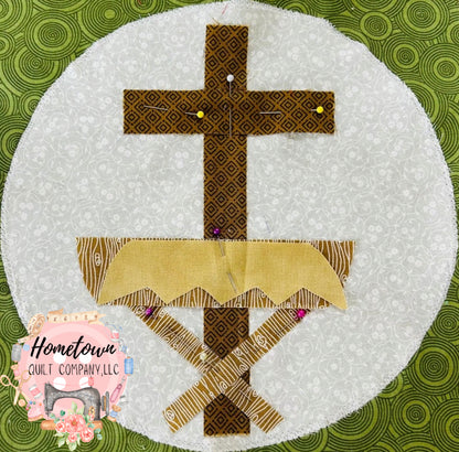 Manger Two 12x12 Appliqué Template Printed