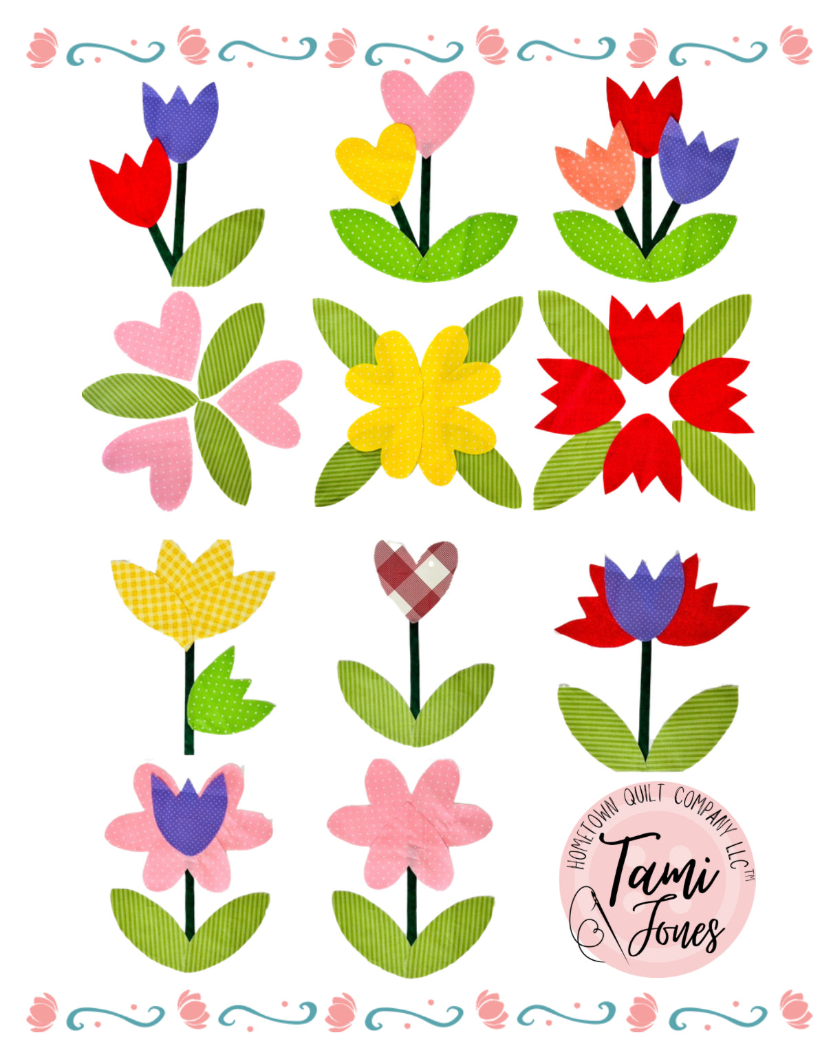 Floral Gardens Template