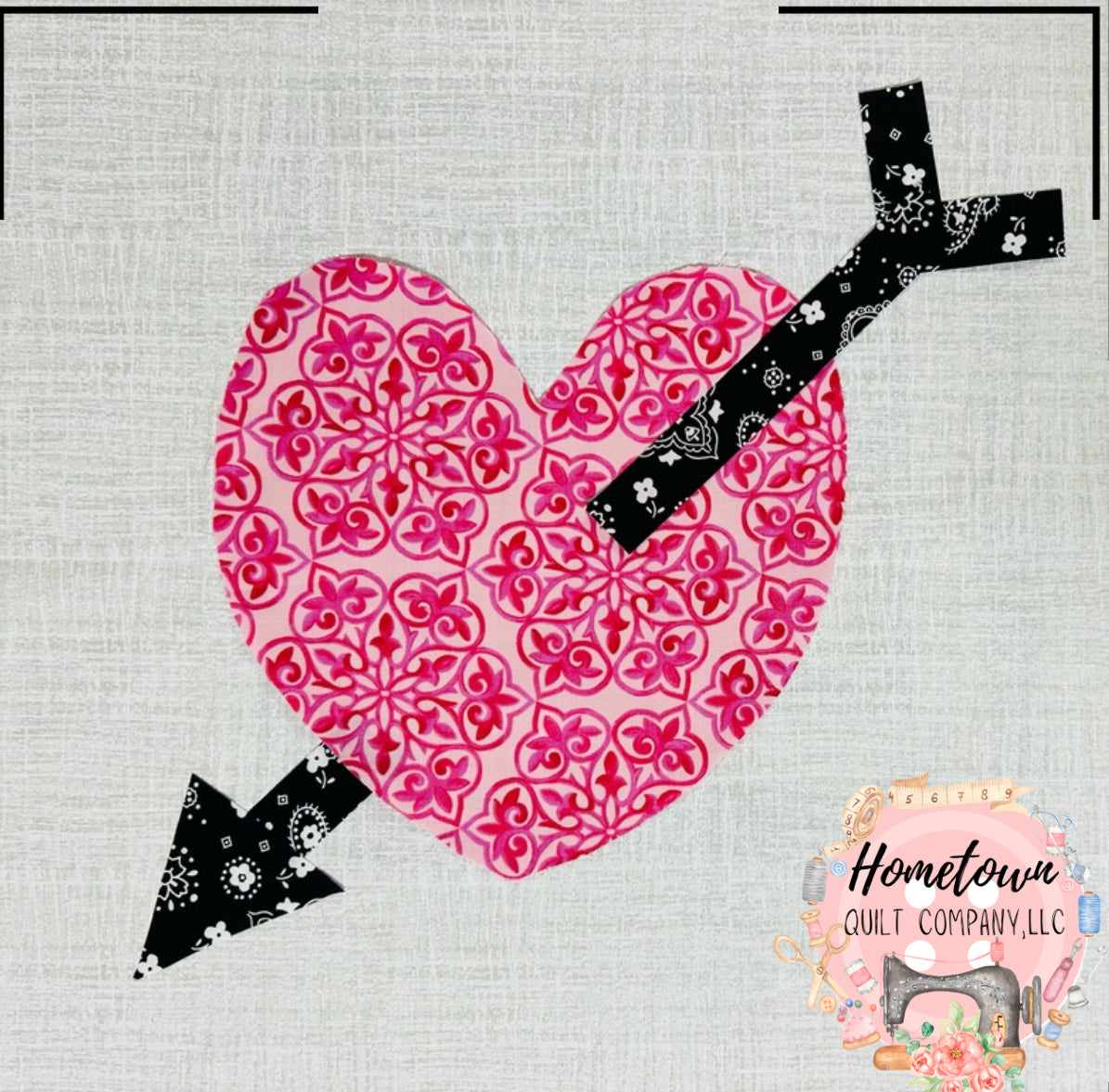 Heart and Arrow Block Template