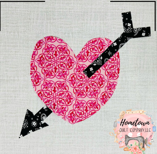 Heart and Arrow Block Template