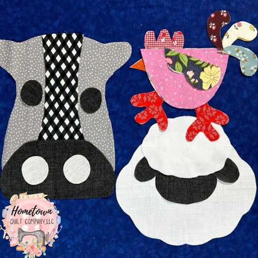 Farm Animal Appliqué Pattern