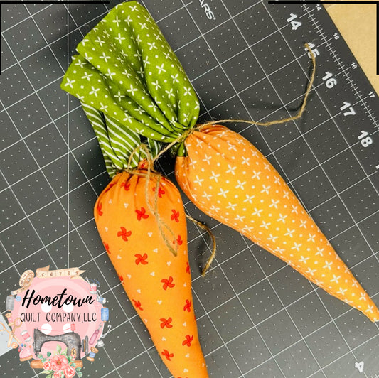Fabric Carrot Template