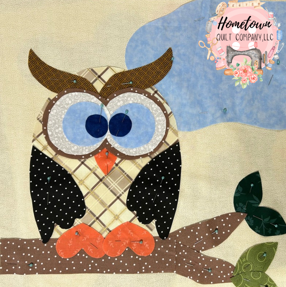 Owl Appliqué Pattern