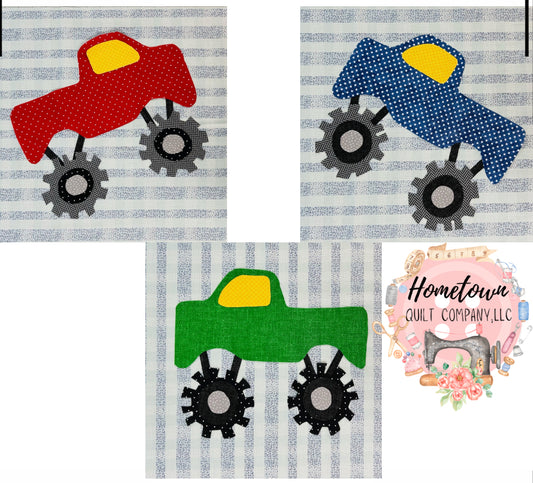 Monster Trucks Block Template