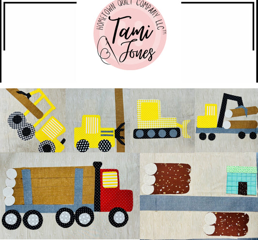 Logging Appliqué Template Set
