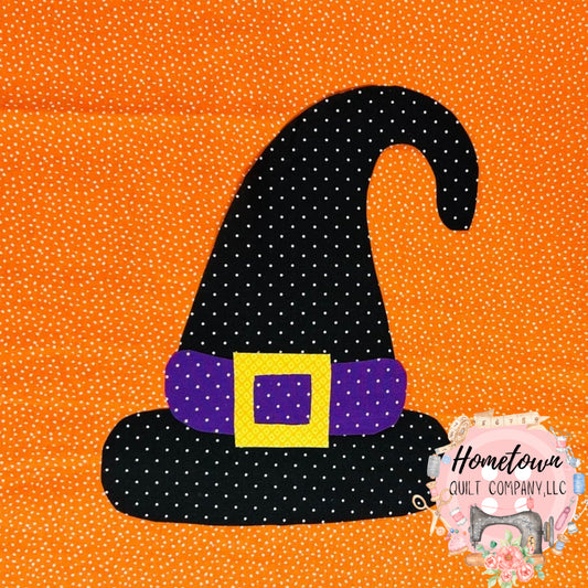 Witch Hat Appliqué Pattern