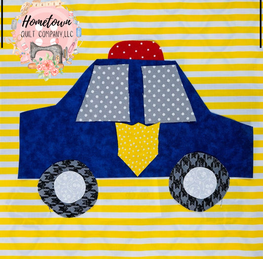 Police Car 2 Block Template