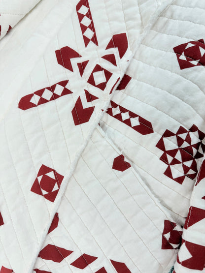 Raw Edge Quilt Coat
