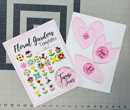 Floral Gardens Acrylic Template Set
