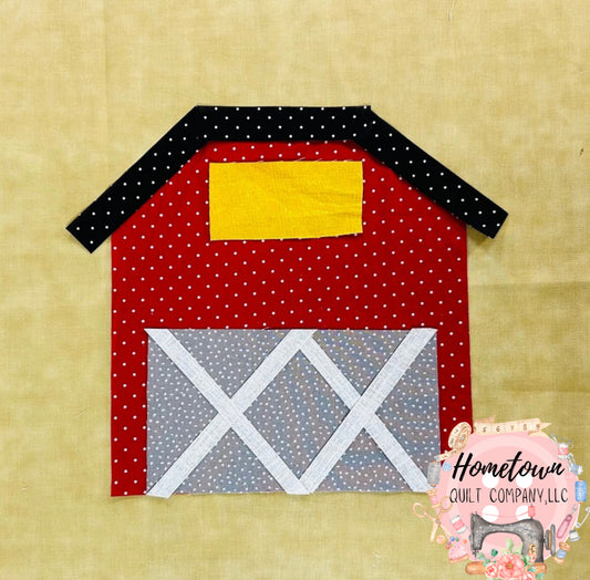 Barn Appliqué Appliqué