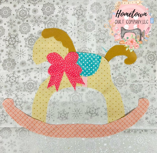 Rocking Horse Appliqué Pattern