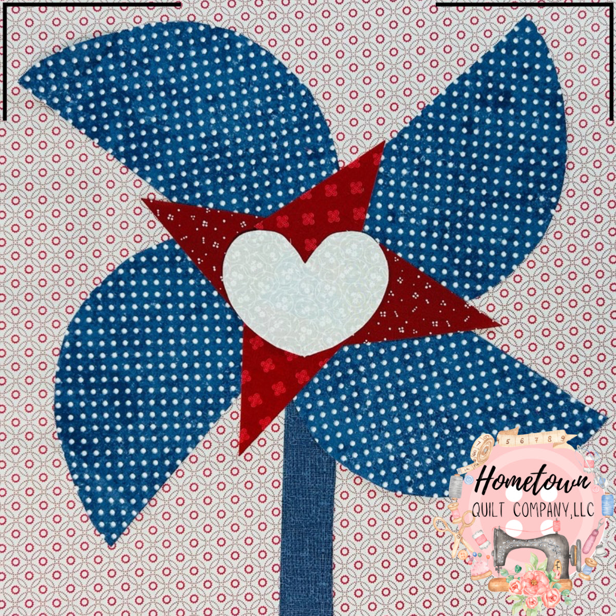 Pinwheel Block Template