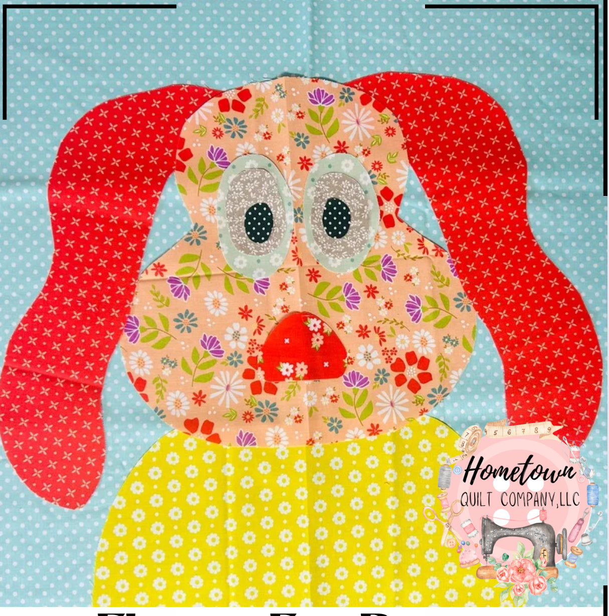 Floppy Ear Bunny Block Template