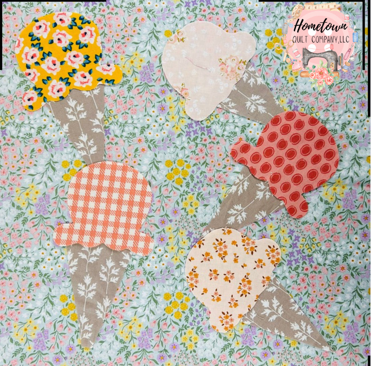 Ice Cream One Appliqué