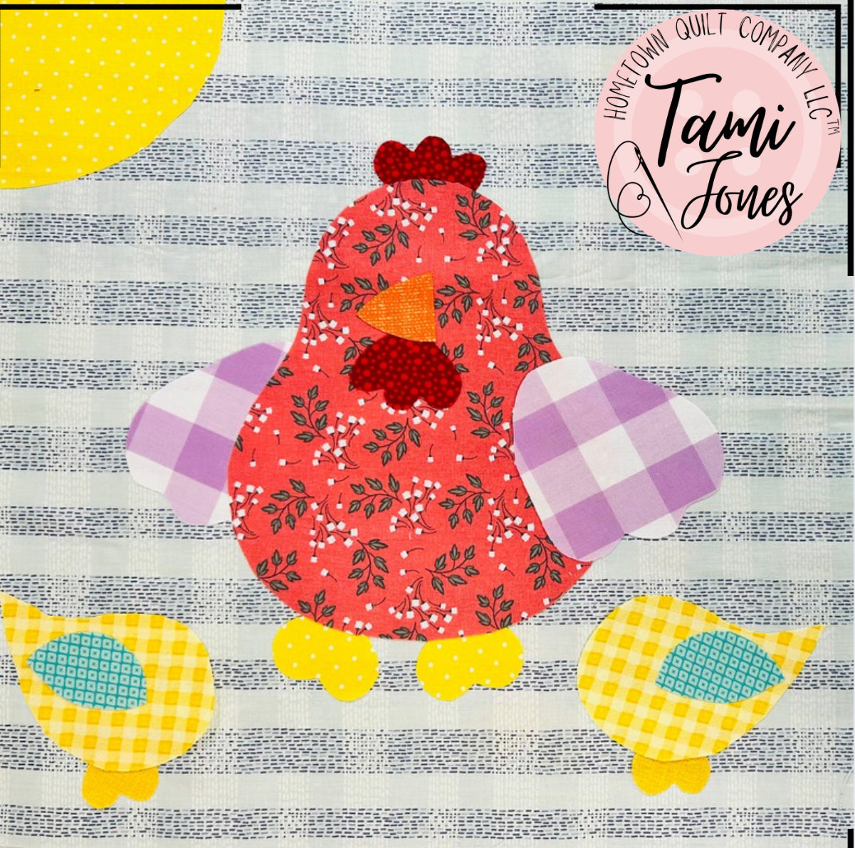 Chicken Five Appliqué