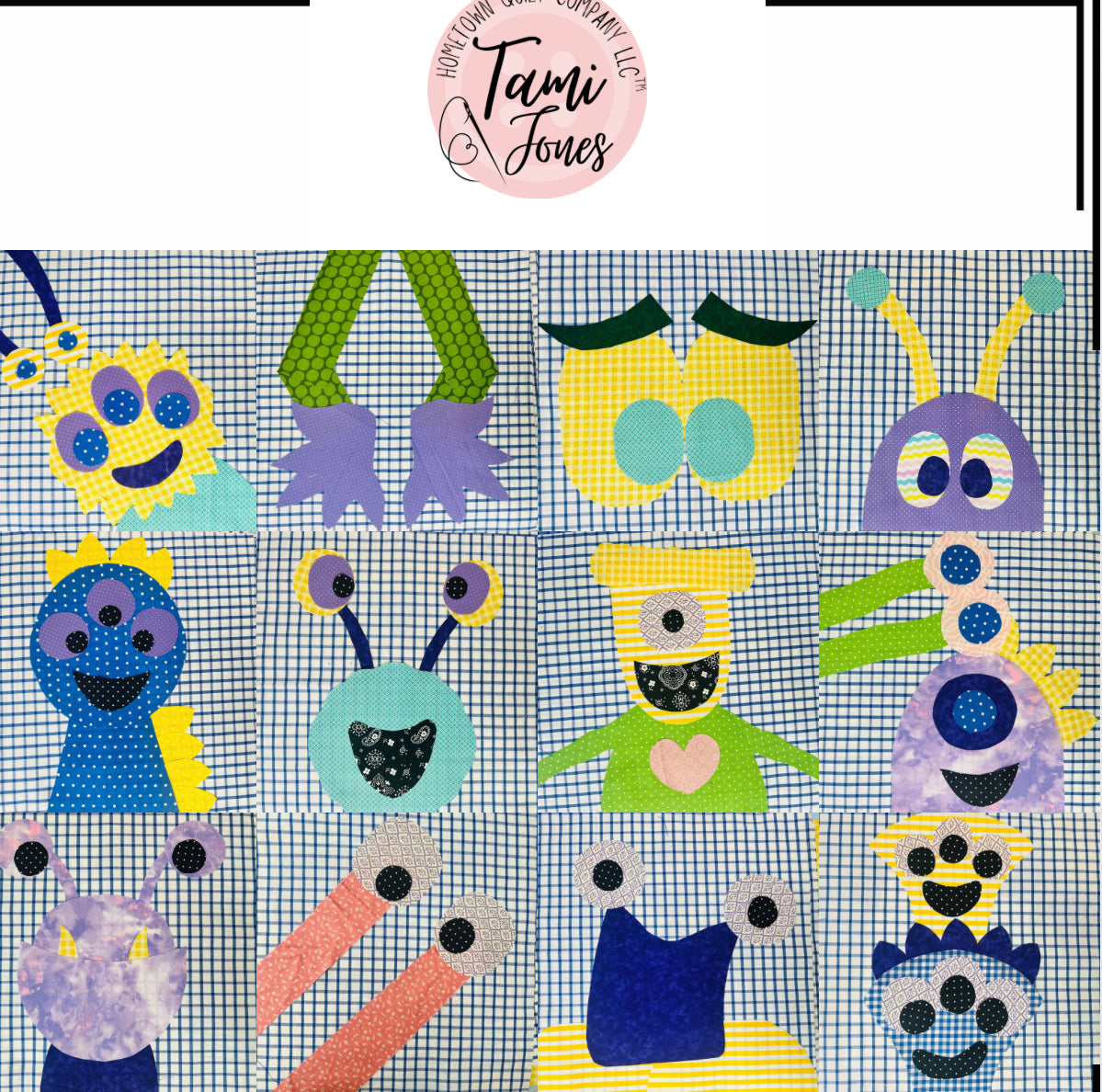 Monster Appliqué Template Set