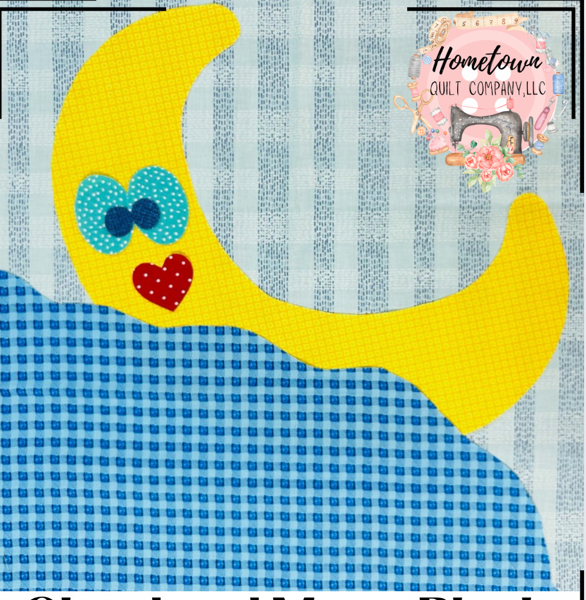 Cloud and Moon Applique