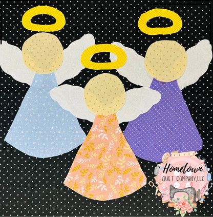 Angels Applique Printed
