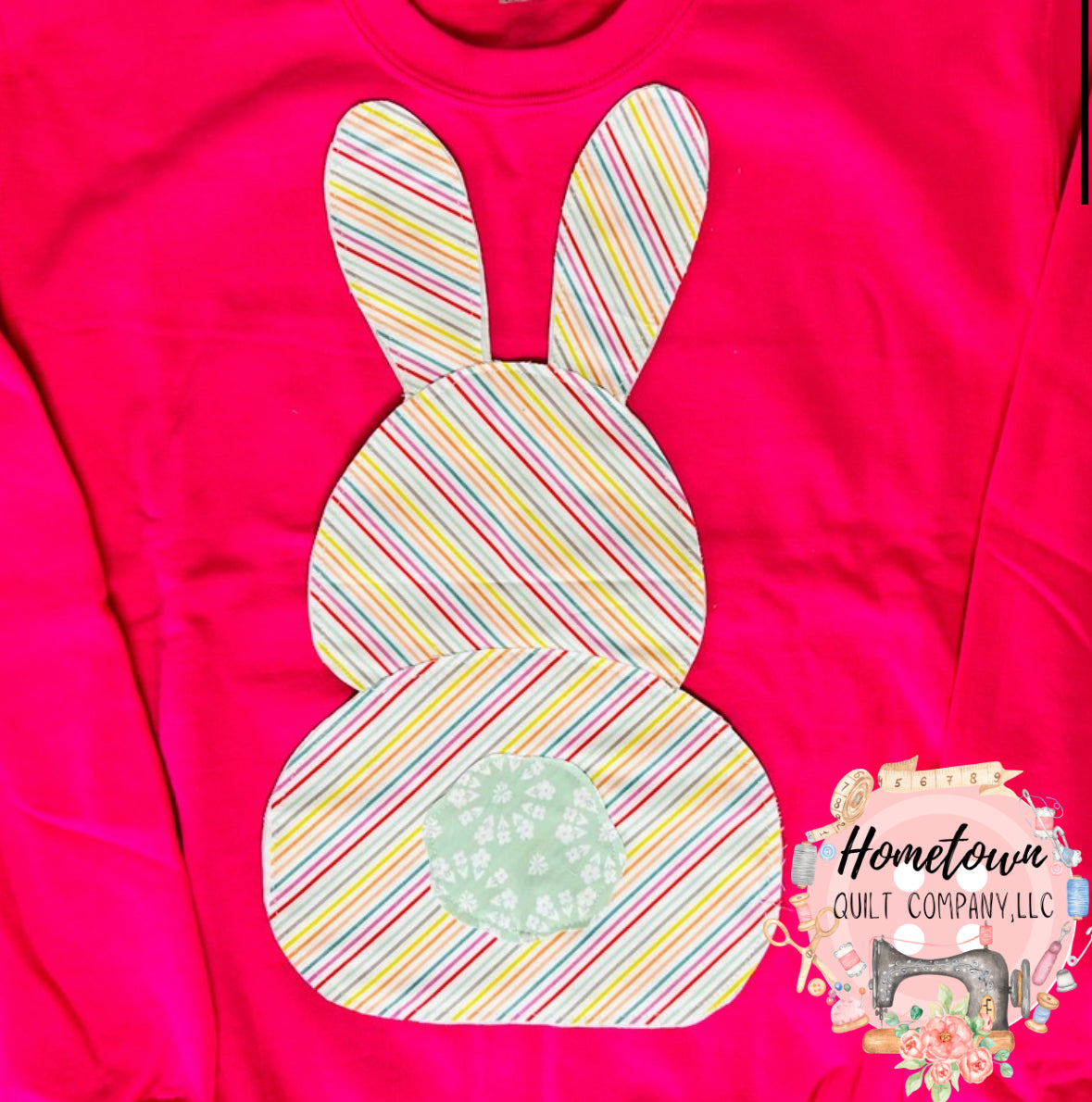 Back of Bunny 2 Appliqué