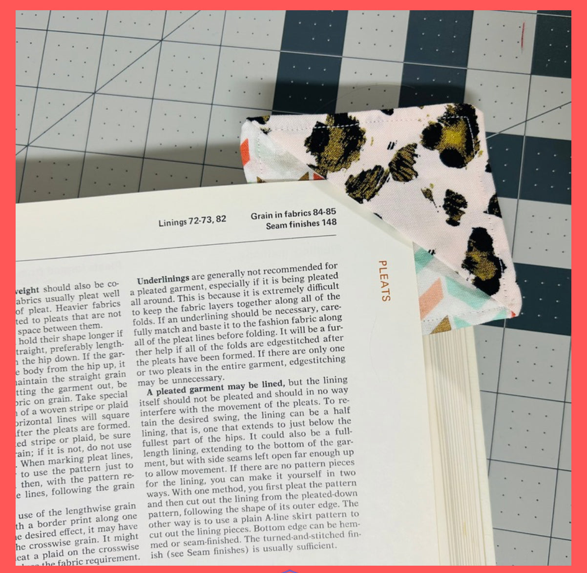 Corner Bookmark Pattern