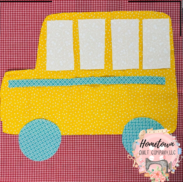 Bus Block Appliqué – Hometown Quilt Company