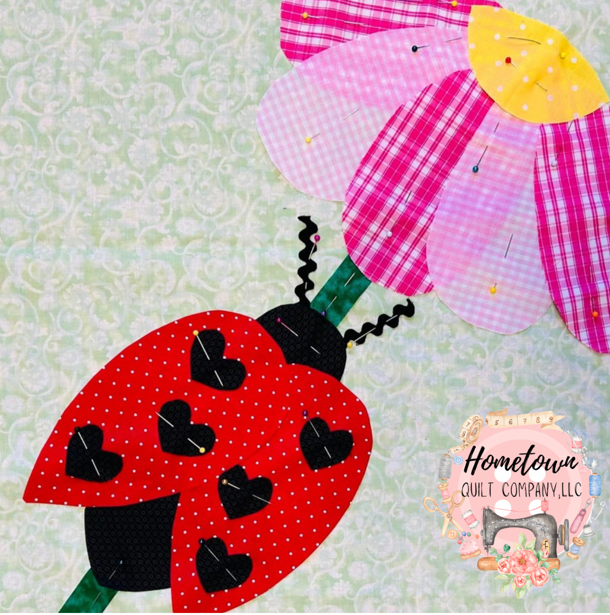 Ladybug Appliqué Pattern