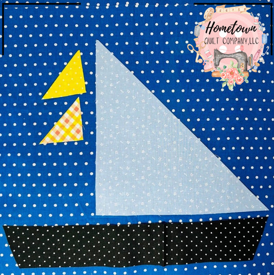 Sailboat Eleven Appliqué