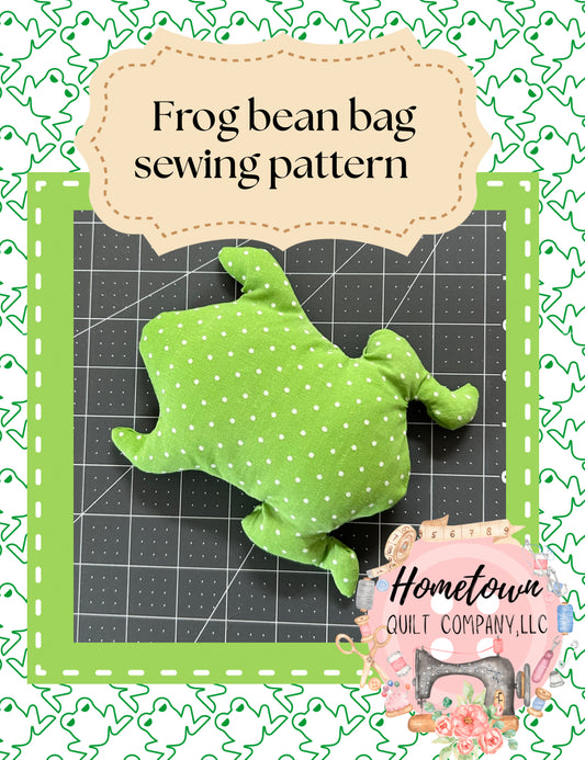 Frog Bean Bag Pattern