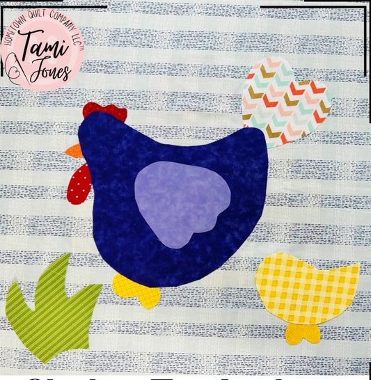 Chicken Ten Appliqué