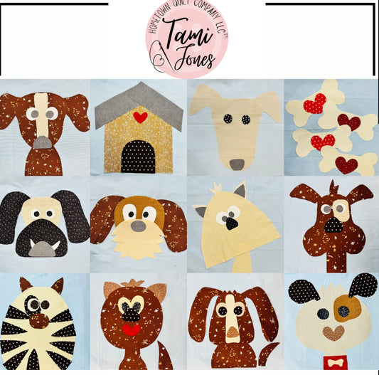Pet Appliqué Template Set