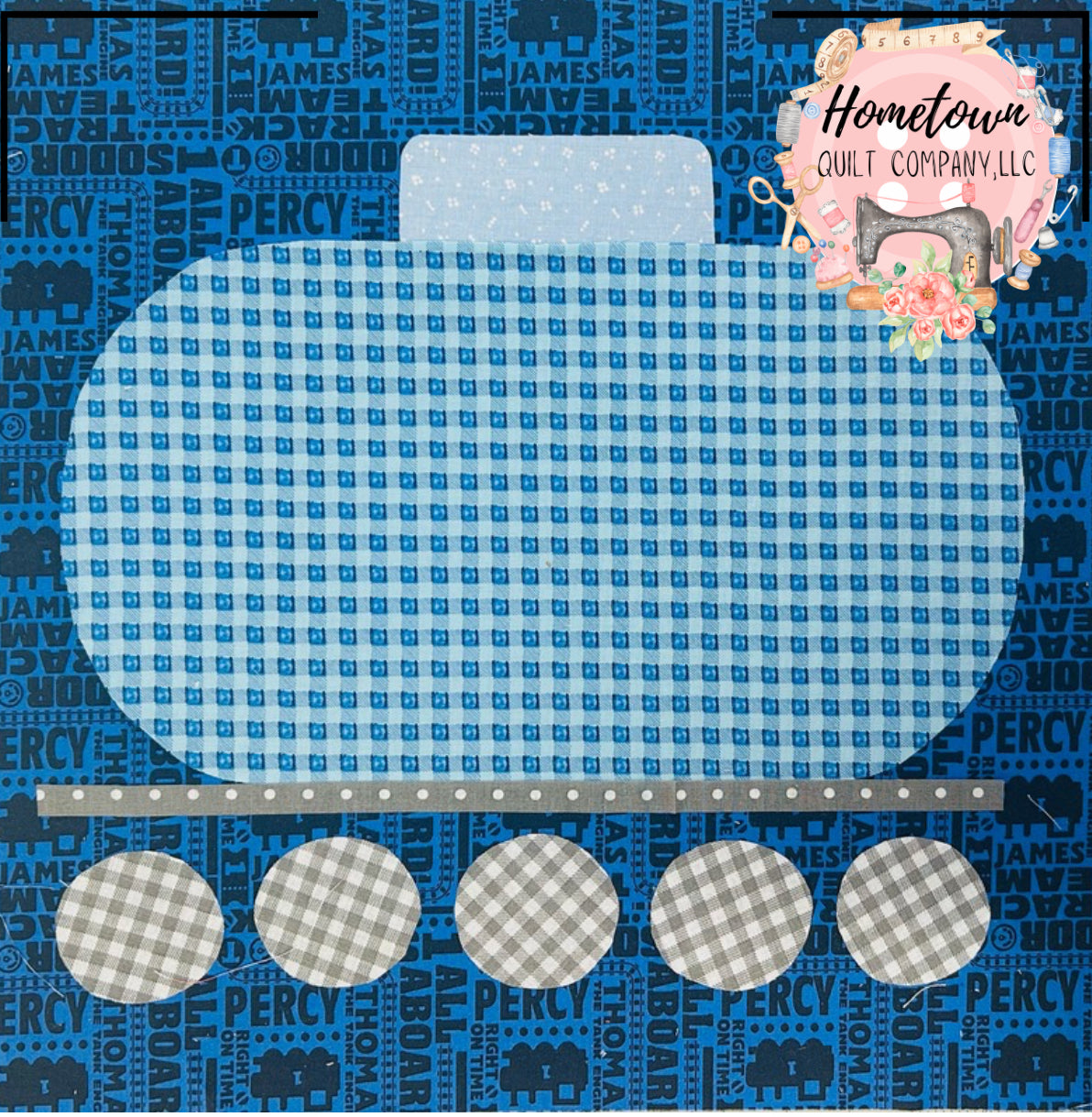 Train Fuel Car Appliqué