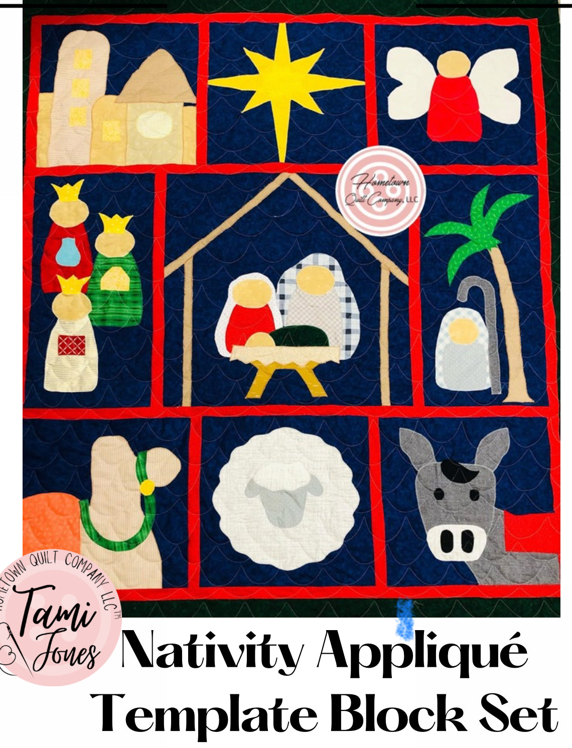 Nativity Appliqué Template Set