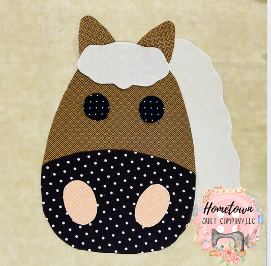 Horse Appliqué Pattern