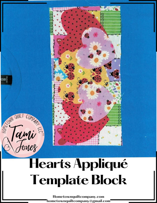 Hearts Appliqué Pattern