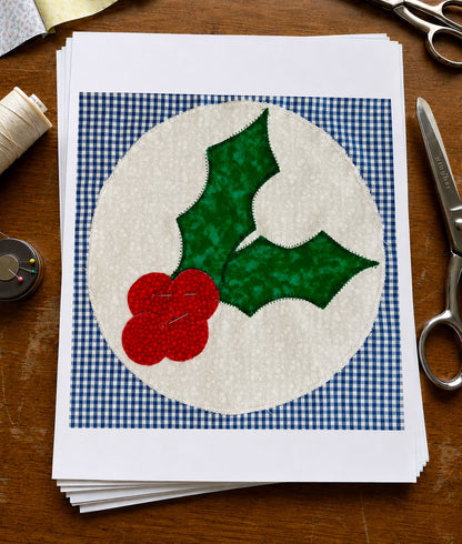 Holly 12x12 Template Printed