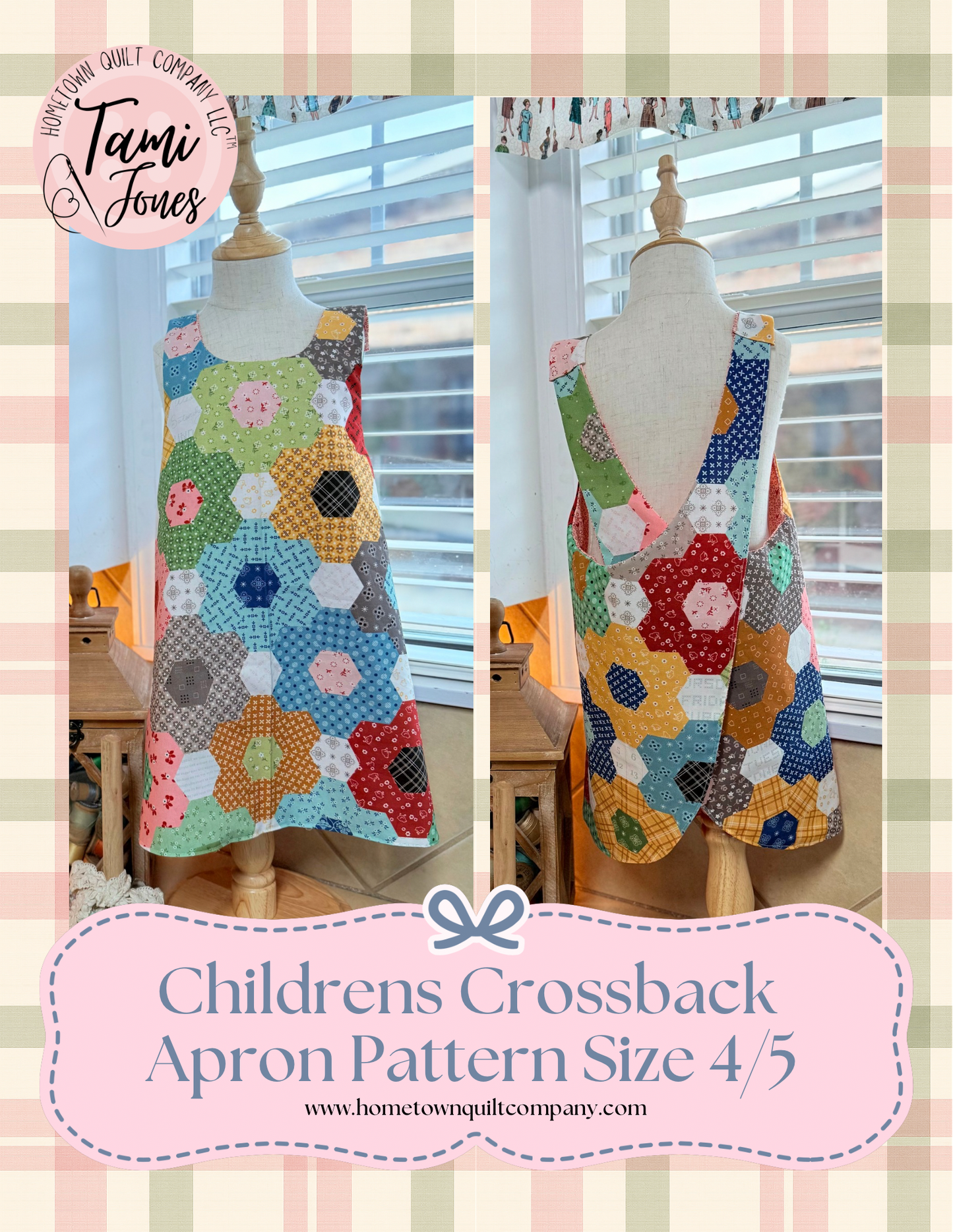 Child's Cross Back Apron Pattern