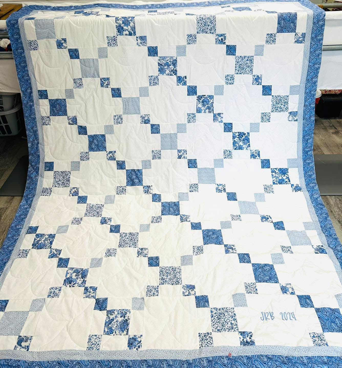 Garden Hopscotch Quilt Printed Pattern