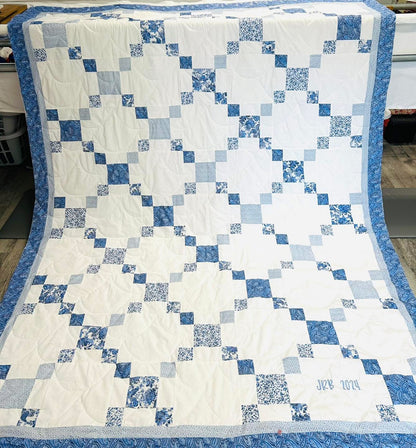 Garden Hopscotch Quilt Printed Pattern