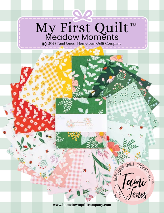 66x86 inch My First Quilt  • Meadow Moments